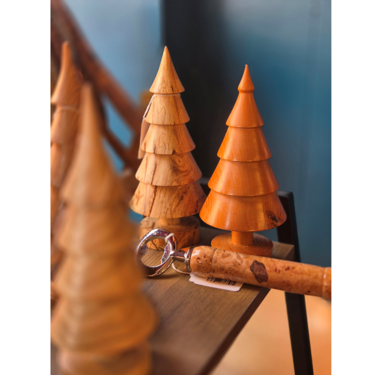 Example of Dave's work. Example of Dave's handmade wooden tree's.